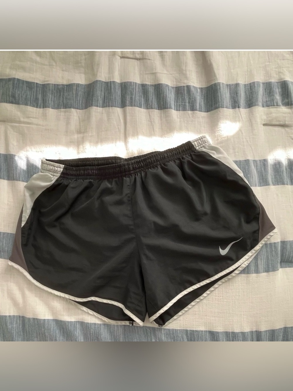 Nike Black, Grey, & White Running Shorts